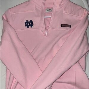 Vineyard Vines Pink Notre Dame Pullover